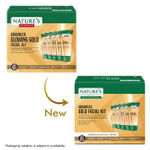Buy Nature's Essence Advanced Glowing Gold Facial Kit 500 gm - Purplle