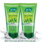 Buy Joy Skin Purifying Neem Face Wash For Oily Skin | Fights Acne, Pimples & Controls Excess Oil (150 ml x 2) - Purplle