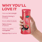 Buy Joy Hair Fruits Hairfall Defense Conditioning Shampoo Enriched with Pomegranate & Strawberry (Pack of 2 X 340 ml) - Purplle