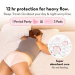 Buy Plush Disposable Overnight Period Panties for Women | Size - L/XL (90-120cm) | 5Pcs (Lilac Colour) 12 Hour Leak Protection - Purplle