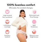 Buy Plush Disposable Overnight Period Panties for Women | Size - L/XL (90-120cm) | 5Pcs (Lilac Colour) 12 Hour Leak Protection - Purplle