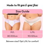 Buy Plush Disposable Overnight Period Panties for Women | Size - L/XL (90-120cm) | 5Pcs (Lilac Colour) 12 Hour Leak Protection - Purplle