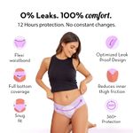 Buy Plush Disposable Overnight Period Panties for Women | Size - M/L (80-100cm) | 5Pcs (Lilac Colour) 12 Hour Leak Protection - Purplle