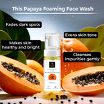 Buy Good Vibes Papaya Even Skin Tone Foaming Facewash 150 ml - Purplle