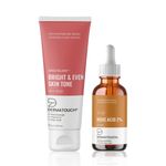 Buy Dermatouch Kojic Acid Duo (Bright & Even Tone Kojic Face Wash 70g + Kojic Acid Serum 30 ml) - Purplle