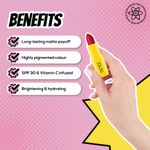 Buy RENEE Everyday Matte Lipstick 01 Jam, Lightweight & Long Lasting, Intense Color Payoff with Creamy Matte Finish, Enriched with Vitamin C, Hyaluronic acid & SPF 30, 3 gm - Purplle
