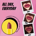 Buy RENEE Everyday Matte Lipstick 02 Toffee, Lightweight & Long Lasting, Intense Color Payoff with Creamy Matte Finish, Enriched with Vitamin C, Hyaluronic acid & SPF 30, 3 gm - Purplle
