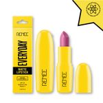 Buy RENEE Everyday Matte Lipstick 05 Cookie, Lightweight & Long Lasting, Intense Color Payoff with Creamy Matte Finish, Enriched with Vitamin C, Hyaluronic acid & SPF 30, 3 gm - Purplle