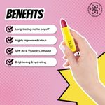 Buy RENEE Everyday Matte Lipstick 06 Brownie , Lightweight & Long Lasting, Intense Color Payoff with Creamy Matte Finish, Enriched with Vitamin C, Hyaluronic acid & SPF 30, 3 gm - Purplle