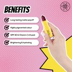 Buy RENEE Everyday Matte Lipstick 07 Cupcake, Lightweight & Long Lasting, Intense Color Payoff with Creamy Matte Finish, Enriched with Vitamin C, Hyaluronic acid & SPF 30, , 3 gm - Purplle