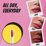 Buy RENEE Everyday Matte Liquid Lipstick 06 Peach, Smudge-Proof & Transfer-Proof, Long-Lasting,Highly pigmented, Matte Finish, Enriched with Vitamin C, Hyaluronic Acid & Spf 30, 5 ml - Purplle