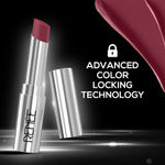 Buy RENEE Matte Lock Lipstick- 04 Pop, Moisturizing, Long Lasting & Weightless Formula With SPF 15, Intense Color Pay Off with Ultra-Matte Finish, Enriched with Avocado oil, Vitamin E, D, 3.5 gm - Purplle