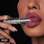 Buy RENEE Matte Lock Lipstick- 04 Pop, Moisturizing, Long Lasting & Weightless Formula With SPF 15, Intense Color Pay Off with Ultra-Matte Finish, Enriched with Avocado oil, Vitamin E, D, 3.5 gm - Purplle