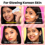 Buy NY Bae PRO Strobe Cream - Value Pack - Rose Diamond (30g) + Pink Topaz (30g) | Primer + Highlighter + Moisturiser | Dewy Makeup | Glowing Korean Skin Combo of 2 - Purplle