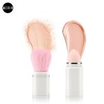 Buy MeSkin Travel Makeup Brushes Set: 8-in-1 Mini Foundation Brush, Portable Face Powder Brush, Blush Concealers, Eye Makeup Brushes, Puff Sponge with Organizers and Storage Boxes (Green) - Purplle
