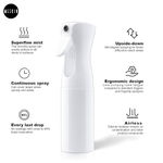 Buy MeSkin 300ml Fine Mist Spray Bottle - Multipurpose Sprayer for Hair Styling, Cleaning, Misting, and Skin Care - Continuous and Precise Spray (Assorted Colors, Pack of 1) - Purplle