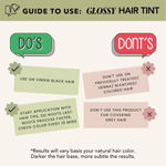 Buy Paradyes Hazel Brown Glossy Hair Tint Semi-Permanent Creme Color For Natural Black Hair (Pack of 2) - Purplle