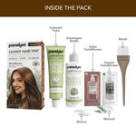 Buy Paradyes Hazel Brown Glossy Hair Tint Semi-Permanent Creme Color For Natural Black Hair (Pack of 3) - Purplle