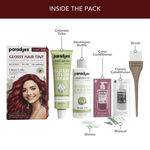 Buy Paradyes Cherry Coke Glossy Hair Tint Semi-Permanent Creme Color For Natural Black Hair (Pack of 3) - Purplle