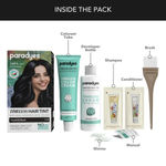 Buy Paradyes Natural Black Timeless Permanent Creme Hair Colour for Grey Coverage, 1.0 Natural Black (Pack of 3) - Purplle