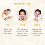 Buy WOW Skin Science Vitamin C Face Wash for Skin Brightening, Age Spots And Hyperpigmentation - Paper Tube (Eco Friendly Packaging) - 100 ml - Purplle