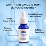 Buy DERMDOC 2% Salicylic Acid Face Serum (30ml) | For Blackheads & Whiteheads | Targets Active Acne | Calms Irritation & Unclogs Pores - Purplle