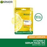 Buy Garnier Skin Naturals, ,Bright CompleteA vitamin CA Serum Sheet Mask 28g (Pack of 5) - Purplle