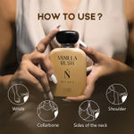Buy Nisara Vanilla Rush Eau De Parfum | Perfume For Women | EDP Scent Spray | Long Lasting | Fine Fragrance | Ambery - Vanilla | 100 ml - Purplle