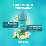 Buy Eva Splash Deo Roll On - Cucumber & Tahiti Monoi Oil, 50 ml - Purplle