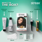 Buy Streax Hair Colour - Dark Brown (70gm+50ml) - Purplle