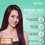 Buy Streax Hair Colour - Burgandy (70gm+50ml) - Purplle