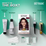 Buy Streax Hair Colour - Burgandy (70gm+50ml) - Purplle