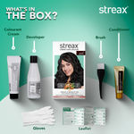 Buy Streax Hair Colour - Black Brown (70gm+50ml) - Purplle