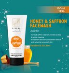 Buy Rivona Naturals Honey & Saffron Fairness Face Wash for Deep Cleansing & Skin Whitening 100 ml - Purplle