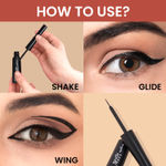 Buy Swiss Beauty Matte Max Eyeliner - Black, 4 gm - Purplle