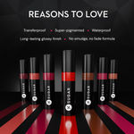 Buy SUGAR Cosmetics Partner In Shine Transferproof Glossy Lipstick with Peptide & Ceramides | Smudgeproof | Lasts upto 12hrs | 3 ml - 13 Mulberry Merlot - Purplle