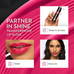 Buy SUGAR Cosmetics Partner In Shine Transferproof Glossy Lipstick with Peptide & Ceramides | Smudgeproof | Lasts upto 12hrs | 3 ml - 13 Mulberry Merlot - Purplle