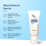Buy Fixderma 2% Salicylic Acid + 4% Aloe Vera, Salyzap Daily Face Cleanser For Acne Prone Skin 60 gm - Purplle