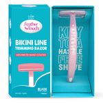 Buy VI-JOHN Feather Touch Bikini Razor For Women For Irritation free Shaving of Bikini Line| Precision shave For All Skin - Pack of 1 - Purplle