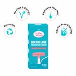 Buy VI-JOHN Feather Touch Bikini Razor For Women For Irritation free Shaving of Bikini Line| Precision shave For All Skin - Pack of 1 - Purplle
