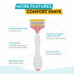 Buy VI-JOHN Feather Touch Body Shaving Razor For Women, Irritation free Shaving & Hair Removal, coated with Aloe vera & Vitamin E - Pack of 1 - Purplle