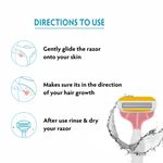 Buy VI-JOHN Feather Touch Body Shaving Razor For Women, Irritation free Shaving & Hair Removal, coated with Aloe vera & Vitamin E - Pack of 1 - Purplle