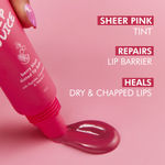 Buy mCaffeine Lip Juice Tinted Lip Balm - Berry Blush | Sheer Pink Tint | 24 hrs Moisturization | With Peptides, 10 gm - Purplle