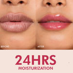Buy mCaffeine Lip Juice Tinted Lip Balm - Berry Blush | Sheer Pink Tint | 24 hrs Moisturization | With Peptides, 10 gm - Purplle