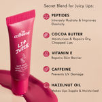 Buy mCaffeine Lip Juice Tinted Lip Balm - Berry Blush | Sheer Pink Tint | 24 hrs Moisturization | With Peptides, 10 gm - Purplle