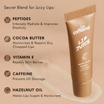 Buy mCaffeine Lip Juice Vanilla Cocoa Lip Balm | 24 hrs Moisturization | Sweet Vanilla Flavor | With Peptides, 10 gm - Purplle