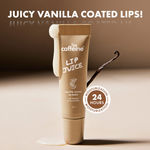 Buy mCaffeine Lip Juice Vanilla Cocoa Lip Balm | 24 hrs Moisturization | Sweet Vanilla Flavor | With Peptides, 10 gm - Purplle