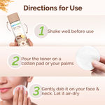 Buy Mamaearth Rice Water Dewy Face Toner with Rice Water & 4% Niacinamide for Glass Skin 150 ml | Intensely Hydrates | Minimizes Pores | Even Skin Tone | Korean Rice Toner | Alcohol-Free | Suits All Skin Types - Purplle