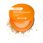 Buy The Derma Co.Hyaluronic Sunscreen Compact SPF 50 PA+++ with Hyaluronic Acid and Ceramide for Easy Reapplication - 7 gm - Purplle