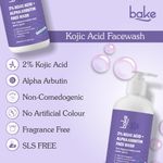 Buy BAKE 2% Kojic Acid Face Wash with Alpha Arbutin for Pigmentation, Dark Spots & Tan Removal 100ml - Purplle